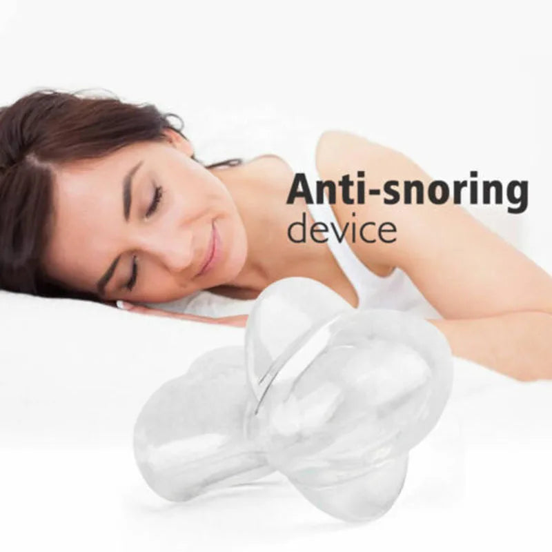 Medical Silicone Anti Snoring Tongue Anti Snore Device Apnea Aid Tongue Retainer Anti Snoring Mouthpiece Braces Snore Stopper