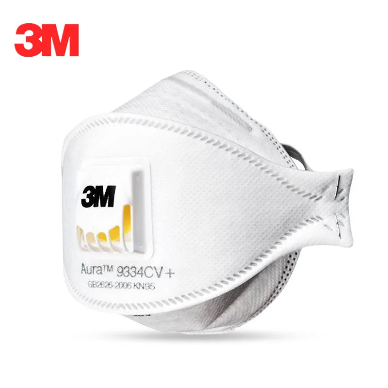 3M Aura Mascarilla 9334 9334CV Dust KN95 Mouth Masks Protective Filter Dust-proof Anti-fog Safety Face Mask 3M Mascarillas