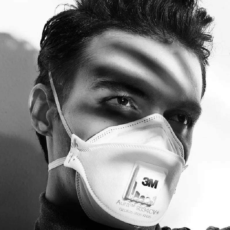 3M Aura Mascarilla 9334 9334CV Dust KN95 Mouth Masks Protective Filter Dust-proof Anti-fog Safety Face Mask 3M Mascarillas